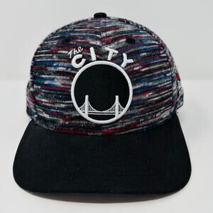 Golden State Warriors Hat Snapback New Era Hardwood Classics Multicolor The City